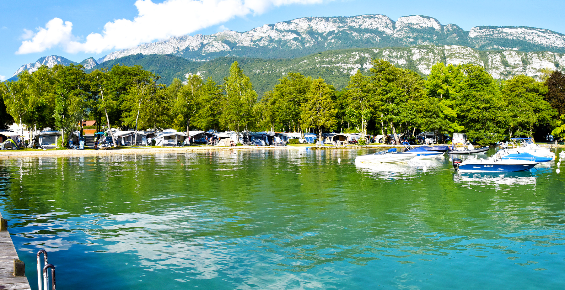 Image intro Camping Le Lac Bleu